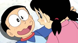 Shizuka: Nobita, kenapa kamu menusukku!!