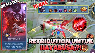 WAJIB COBA ! FLAME RETRIBUTION UNTUK HAYABUSA ?!  Stenly Hayabusa Gameplay - Mobile Legends