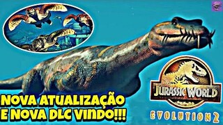 COMENTANDO sobre a nova DLC e Atualização do JURASSIC WORLD EVOLUTION 2!!!