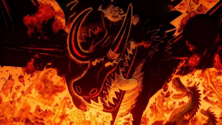 Loki Dragon and Luffy Gear 5 - Animation One Piece 1174