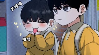 长相俊美的欧米伽男孩...
