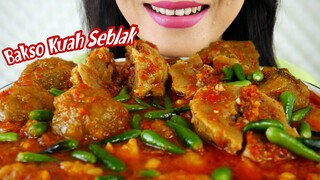 ASMR BAKSO ISI LEMAK, BOCIRAT, TETELAN KUAH SEBLAK JELETET MURNI | ASMR MUKBANG INDONESIA