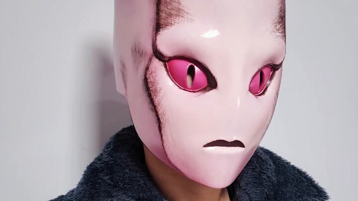 【JOJO】Handmade wearable Killer Queen cat head and 1:1 cat grass
