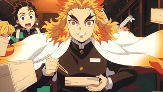 炼狱和众人都中了魇梦的血鬼术，这次多亏了祢豆子