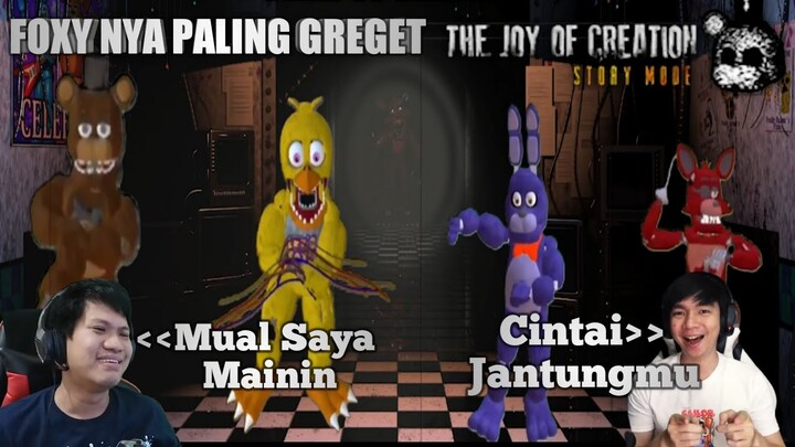 Reaksi ACI GameSpot Dan MiawAug FNAF The Joy OF Creation Story Mode ~ Foxy Nya Paling Greget!