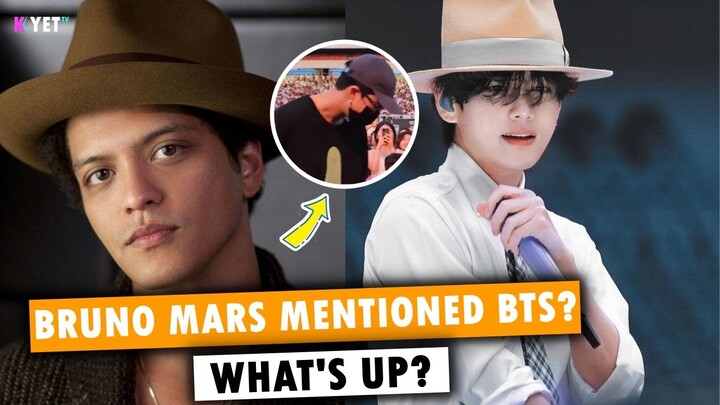 Updated BTS News! Because Of BTS V, Bruno Mars Did An Unexpected Thing At His Concert