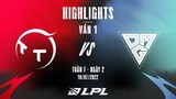 TT vs OMG | Highlights - Game 1 | Tuần 7 Ngày 2 | LPL Mùa Hè 2022