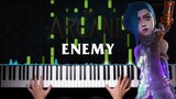 Imagine Dragons & JID - Enemy (League of Legends) | Piano 🎹