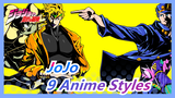 JoJo's Bizarre Adventure| What kind of DIO can be drawn with 9 anime styles?