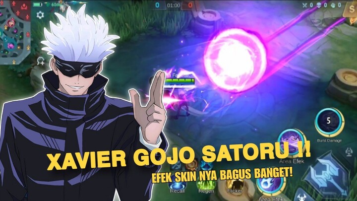 REVIEW SKIN XAVIER GOJO!EFEK NYA BAGUS BANGET!!?