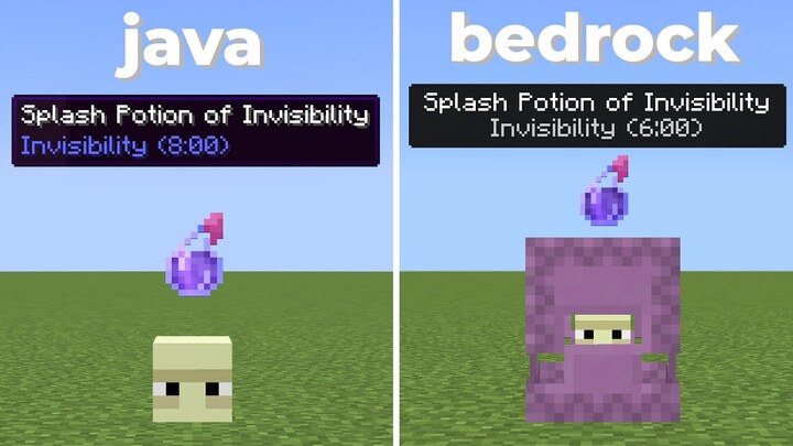 java vs bedrock