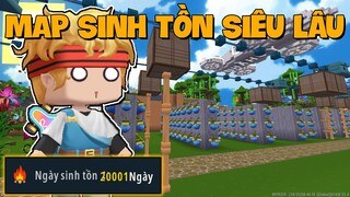 Monsterr Thăm Quan Map SINH TỒN 20001 NGÀY SIÊU VIP TRONG MINI WORLD !!