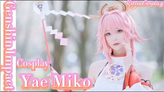 [Cosplay] [Genshin Impact] Cùng Yae Miko ngắm hoa anh đào nhé