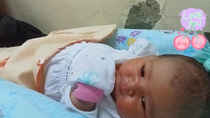 Glaiza @ 1month old my loves