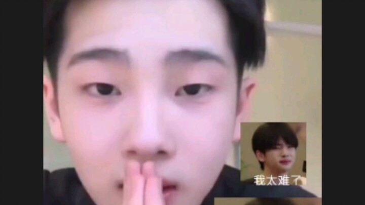 [Zhou Zhennan] When Zhennan is live streaming and receives a gift, he exclaims, “Oh my god, oh my go