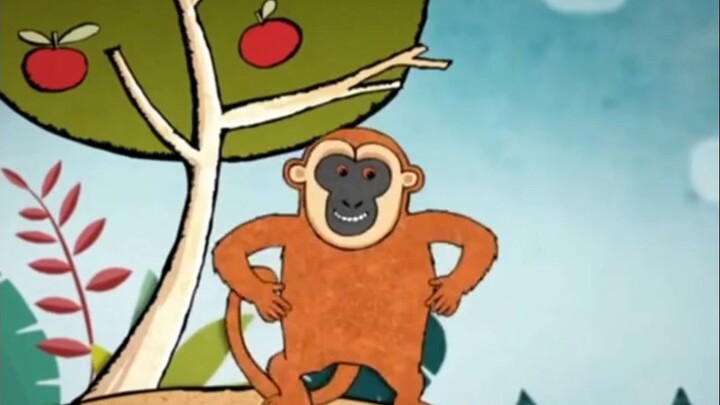 British Fairy Tale: The Monkey, the Apple, and the Crocodile