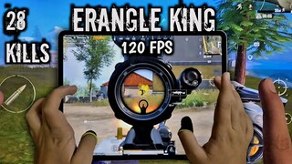 ERANGLE KING IS BACK | 120 FPS IPAD PRO HANDCAM | PUBG MOBILE