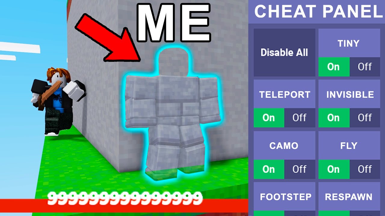 I used BANNED Items to CHEAT in Roblox Bedwars! - BiliBili