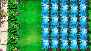 PvZ Hybrid - 50 株植物 Vs 高冰果僵尸