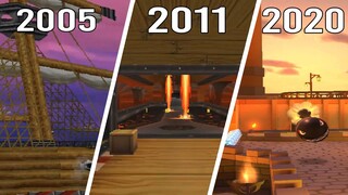 Mario Kart Series - All Airship Fortress Tracks (2005 - 2020)