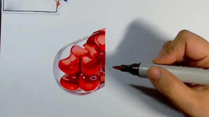 How To Draw A 3D Love Capsule