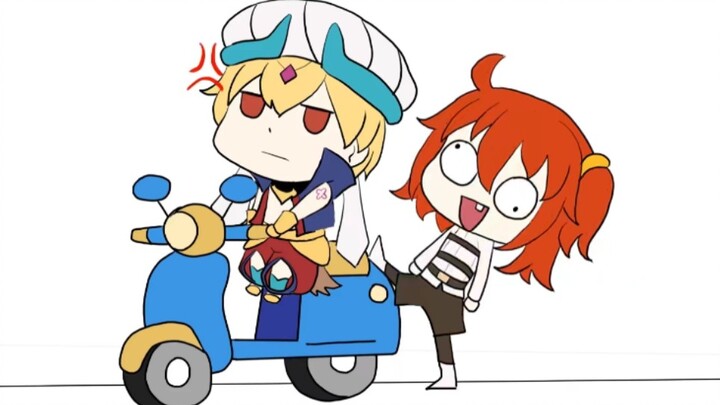 [Sparkling x Gudazi] giegie, siapa di antara kita yang akan mati lebih dulu [tulisan tangan fgo]
