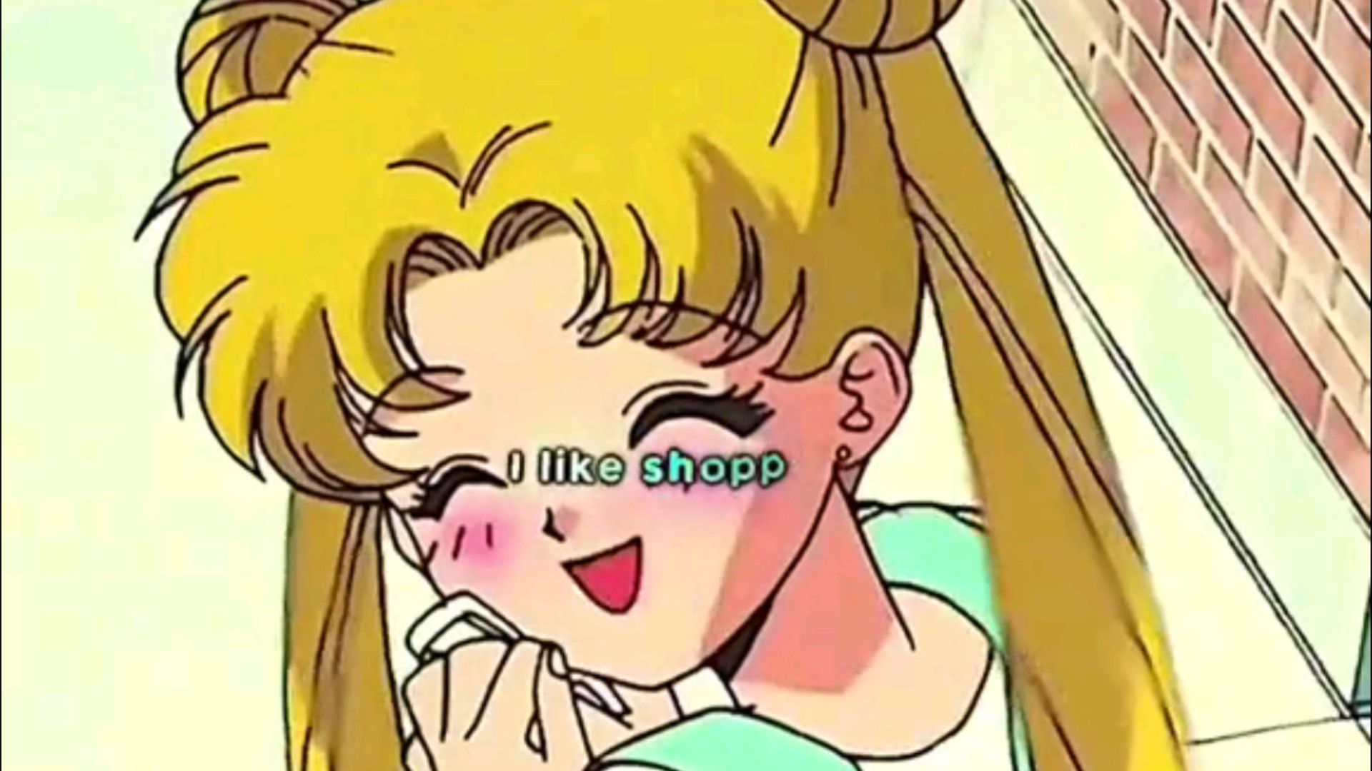 Sailor Moon Blushing Gif