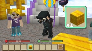 SKYBLOCK,BUT I GIVE 1 GOLDBAR ONLY 🤣 BEST REACTION -SKYBLOCK BLOCKMAN GO