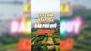 Lịch trình khám phá đảo Phú Quý chỉ 2 triệu 3