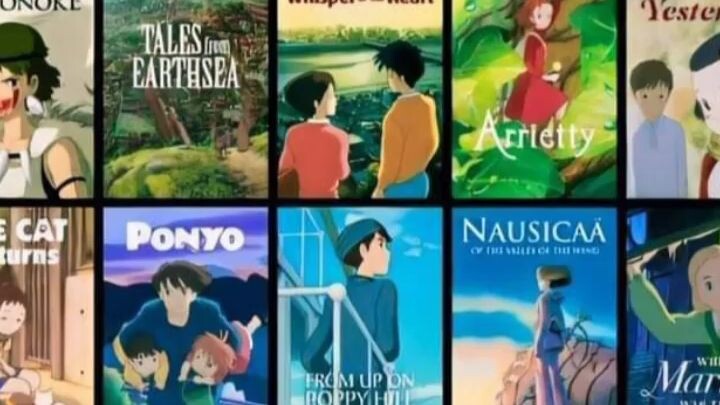 the best anime movie from gibli studio