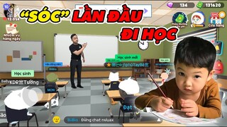 VLOG #3: DẠY CON CHƠI PLAY TOGETHER || NGÀY ĐẦU TIÊN ĐI HỌC || TÙNG TAY TO & BẠN SÓC