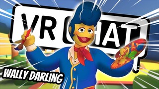 WALLY DARLING JOINS VRCHAT! - Funny VR Moments (WELCOME HOME)