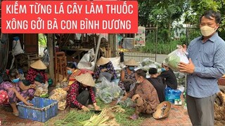 Lấy sữa gạo phần thuốc xông chuẩn bị 300 phần quà của nhóm Phật tử ở Úc hỗ trợ bác con Bình Dương