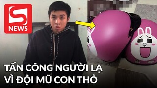 Chân dung thanh niên tấn công người lạ vì thấy đội mũ bảo hiểm có hình con thỏ