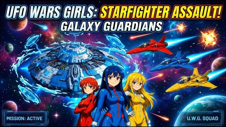 UFO WARS GIRLS BOSS Battle III - vs UFO Rangkasa Elemen air Galaxy Guardians
