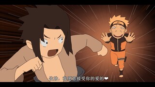 【4k 60帧】火影三年后鸣人找到佐助，二人第一次相见