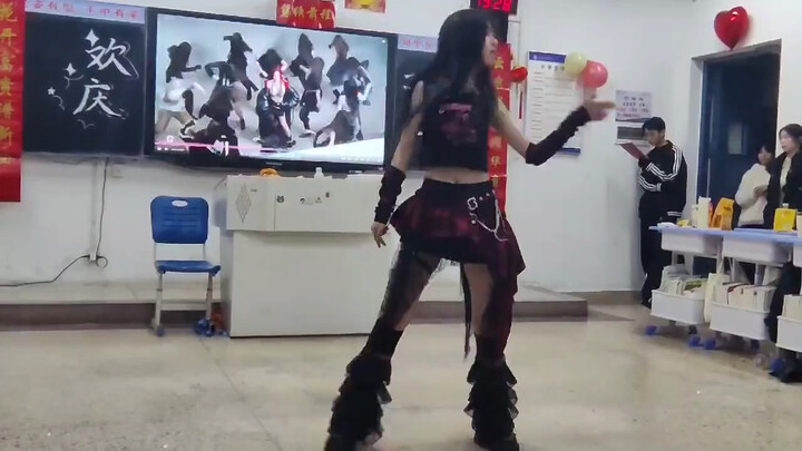 New Year's Eve Gala: Girls' High School Performs the "Dirty Work" Dance