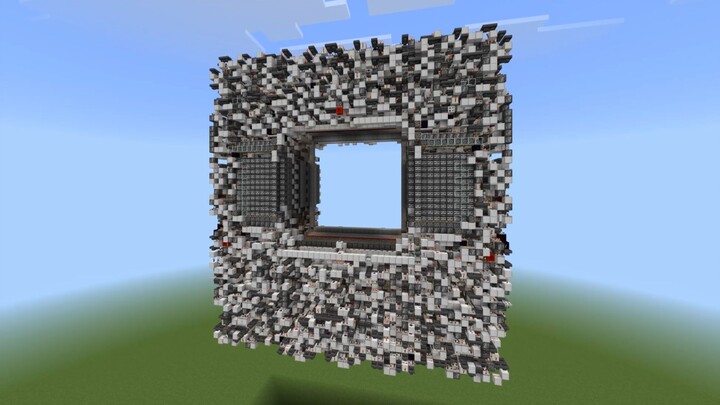 The world’s first 20x20 piston door in the Bedrock Edition