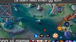 cả team feed khiến gg sớm p3 #songvigame