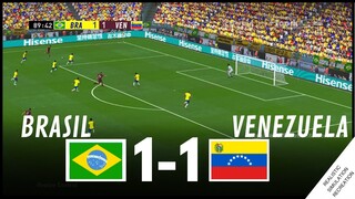 BRASIL vs VENEZUELA [1-1] HIGHLIGHTS • Simulación & Recreación de Video Juego