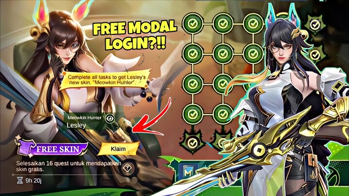 SEBAGUS INI DIKASIH GRATISAN? - REVIEW SKIN LESLEY MEOWKIN HUNTER
