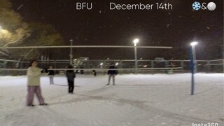 北林排人雪地排球上分！