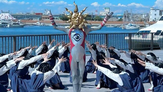 Taro Ultraman Leading the Crowd in an Energetic Dance (2025.8.25)