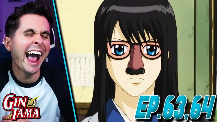 "BRO THIS WAS HILARIOUS" Gintama Episode 63 & 64 Live Reaction!