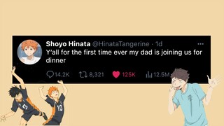 If Haikyuu Characters Had Twitter | Ft. Me! (Again) | Pt. 3