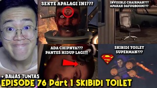 EPISODE TERBARU 76 PART 1 SKIBIDI TOILET OFFICIAL!!! SEKTE BARU TOILET INI SANGAT MERESAHKAN!!!