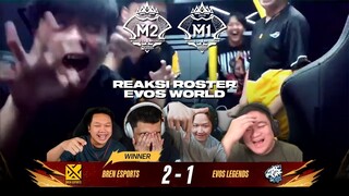 ROSTER EVOS WORLD REACT KEKALAHAN EVOS LEGENDS 1-2 VS. BREN ESPORTS MPLI 2022!! | REAKSI STREAMER