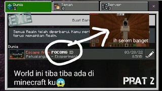 Prat 2|| dikejar poci serem banget!!! ||Minecraft Exe