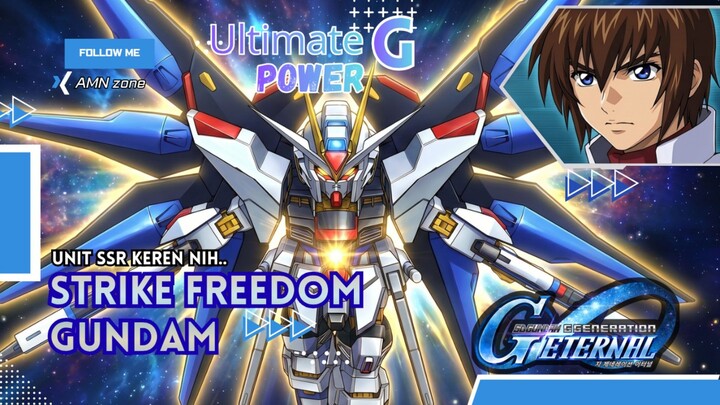 Ultimate Coordinator •|• Strike freedom Gundam Gameplay || Sd Gundam G Generation Eternal