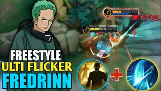 FREDRINN FREESTYLE ULTI FLICKER! | BEST BUILD FREDRINN 2022 | MLBB